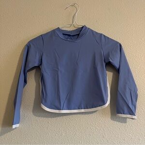 NWT L*SPACE Swim Kids SOOKI RASHGUARD Long Sleeve Swim Top Size 6